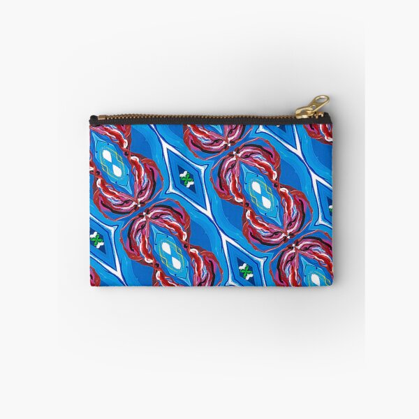 Item preview, Abstract Crab Pattern 7, Blue, Pink, Red, Green designed and sold by Joelle Burnette.