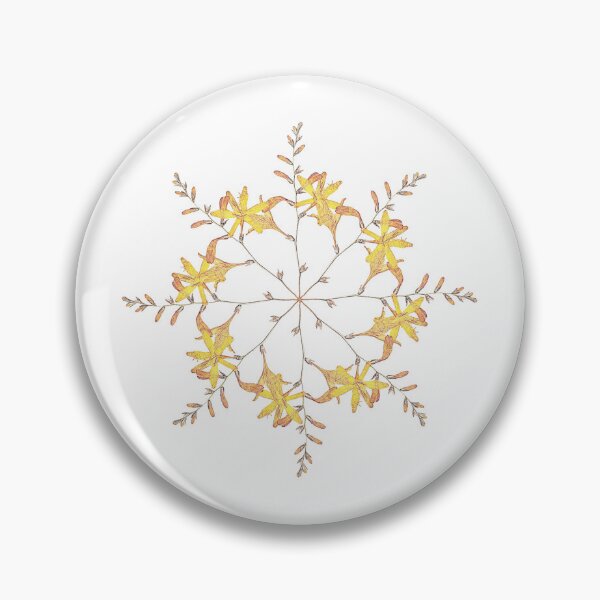 Item preview, crocosmia circle designed and sold by Bethan Rose Studio.