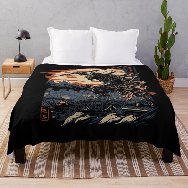 Item preview, Japanese Demon Samurai Warrior design 3 designed and sold by tommulliner.