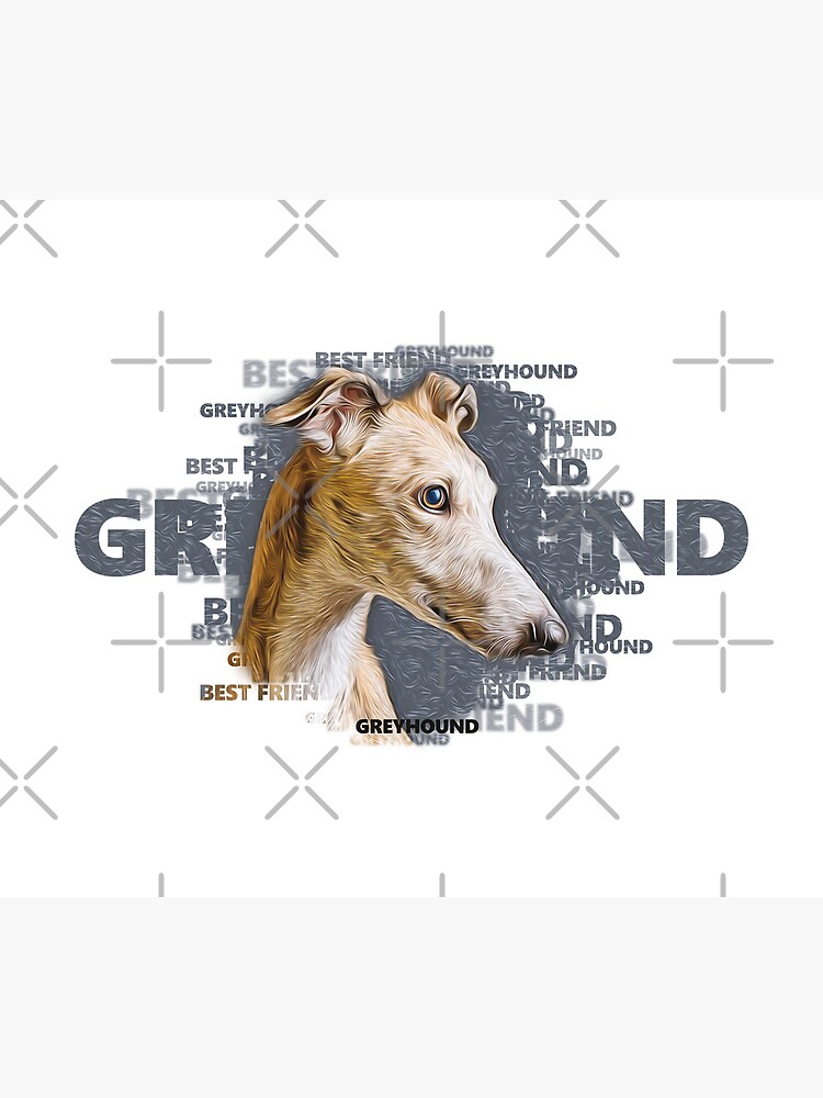 Discover Greyhound Dog Art Mouse Pad