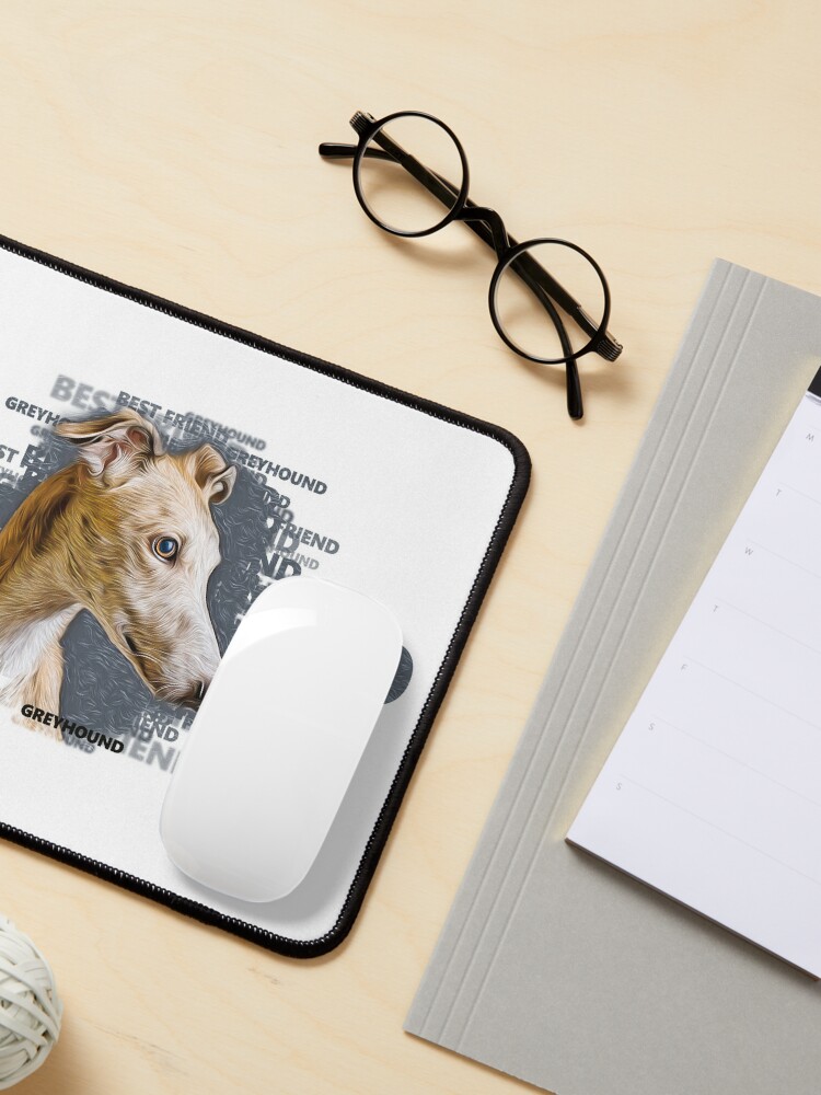 Disover Greyhound Dog Art Mouse Pad