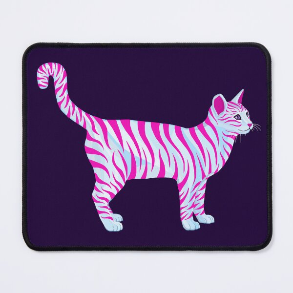 Item preview, Pink Magenta Striped Tabby Cat designed and sold by Deborah Camp.