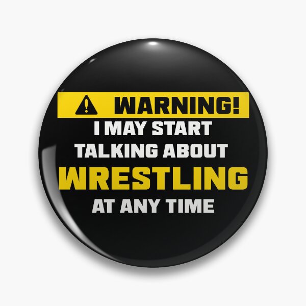 Item preview, Wrestling Warning! Dark Tees designed and sold by WrestlingFanUK.
