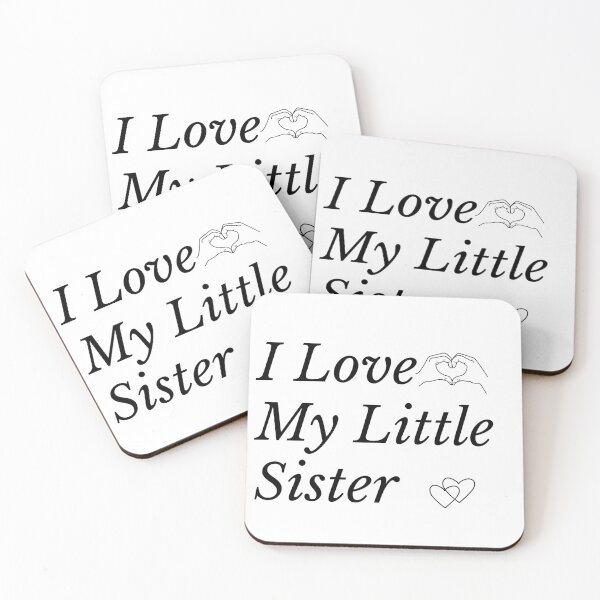 Item preview, Perfect For The Sister In Your Life,ilove my little sister designed and sold by Stickers  Designer.