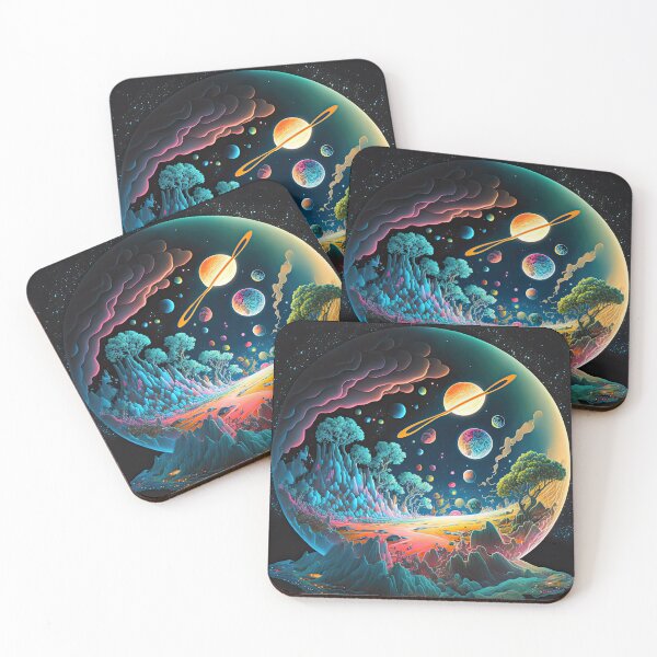 Item preview, Psychedelic Alien Landscape designed and sold by SeedDesign.