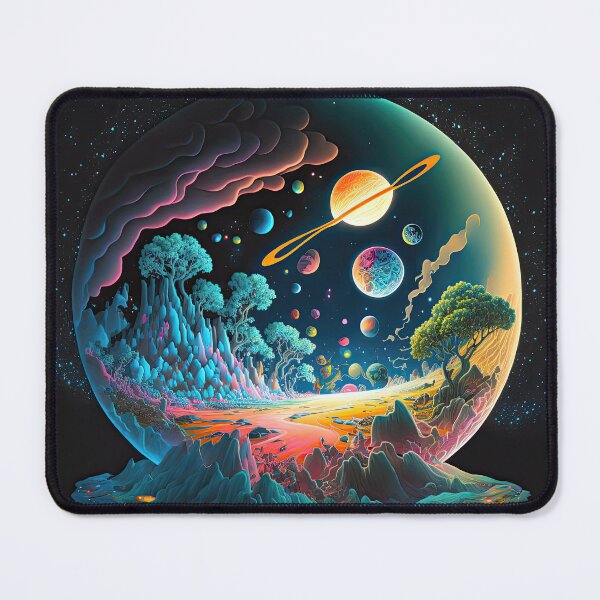 Item preview, Psychedelic Alien Landscape designed and sold by SeedDesign.