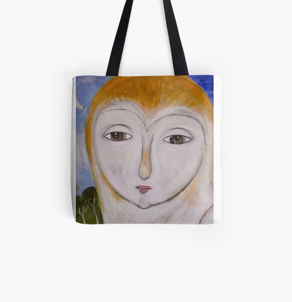 owl All Over Print Tote Bag