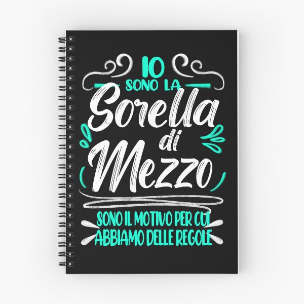 Item preview, Io Sono la Sorella di Mezzo, Sono il Motivo per cui Abbiamo delle Regole, I'm the Middle Sister designed and sold by orangeblue21.