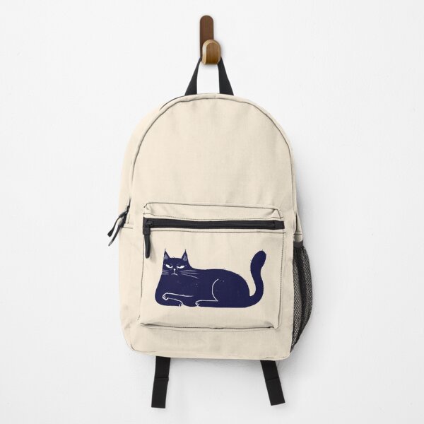 Item preview, Moody blue cat upset mood designed and sold by IULIART.