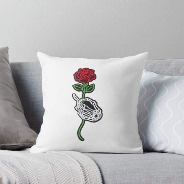 Item preview, Skeleton Hand Holding Red Rose designed and sold by classthetic.