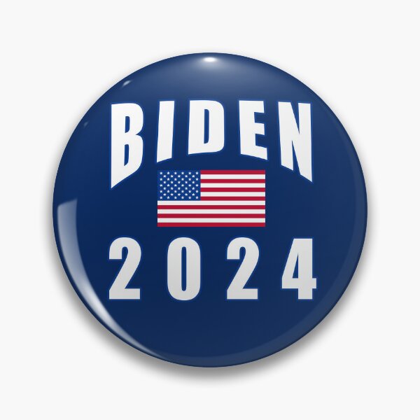 Item preview, Biden 2024 for President with American Flag designed and sold by LoveAndDefiance.
