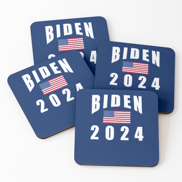 Item preview, Biden 2024 for President with American Flag designed and sold by LoveAndDefiance.