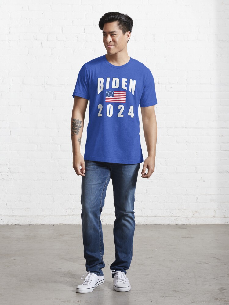 Disover Biden 2024 for President with American Flag T-Shirt