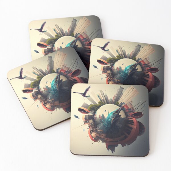 Item preview, Abstract Globe With Animals Design designed and sold by EnzoZs.