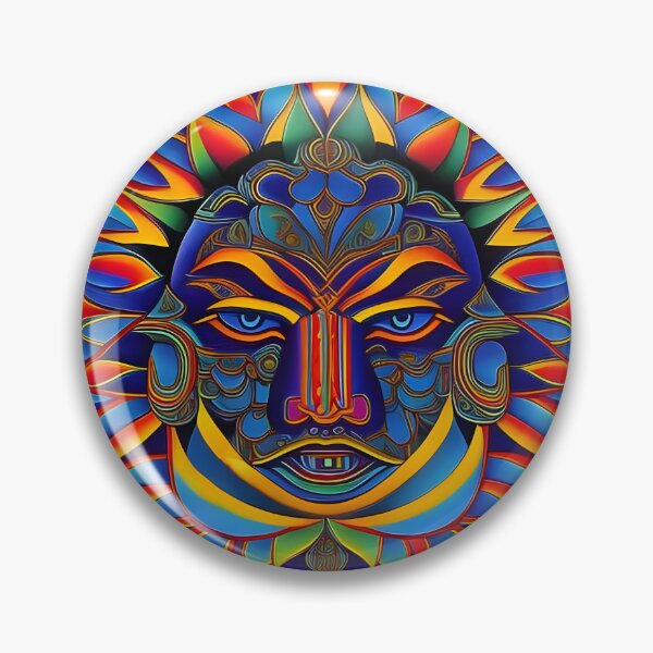 Item preview, New World Gods (5) - Mesoamerican Inspired Psychedelic Art designed and sold by TheThirdEye.