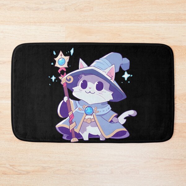Item preview, Cat Wizard Fantasy RPG Cute Kawaii Anime Japan designed and sold by Daytone.
