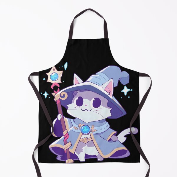 Item preview, Cat Wizard Fantasy RPG Cute Kawaii Anime Japan designed and sold by Daytone.