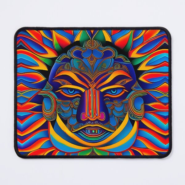 Item preview, New World Gods (5) - Mesoamerican Inspired Psychedelic Art designed and sold by TheThirdEye.