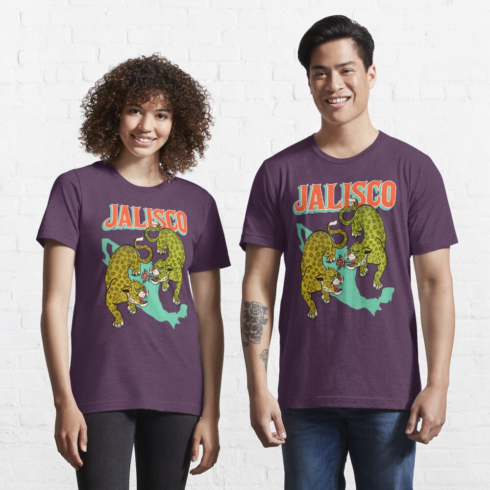 Jalisco, Mexico Jaguars V Neck T Shirt by The Whiskey Ginger