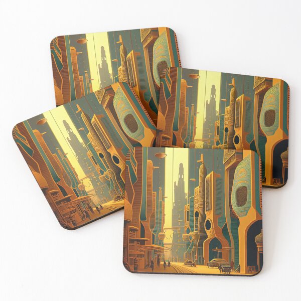 Item preview, Digital Drawing Futuristic Cityscape designed and sold by Creativaity.