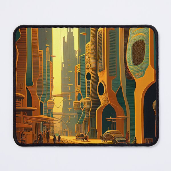 Item preview, Digital Drawing Futuristic Cityscape designed and sold by Creativaity.