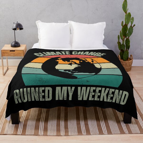 Item preview, Climate Change Ruined My Weekend Retro Sunset designed and sold by Suzanne Uchytil.