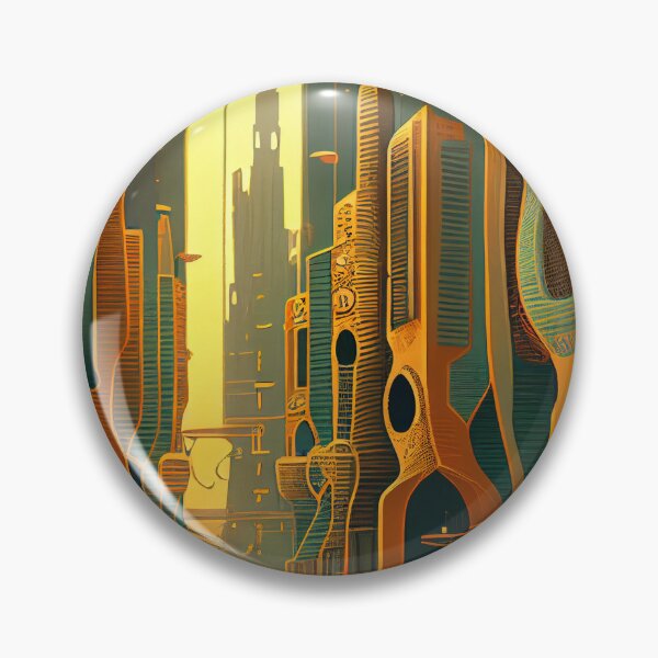 Item preview, Digital Drawing Futuristic Cityscape designed and sold by Creativaity.