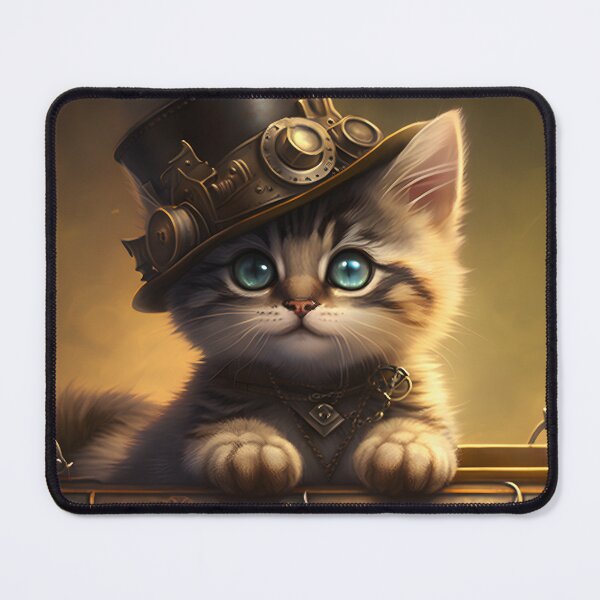 Item preview, Steampunk Kitten designed and sold by LuxindaSwirl.