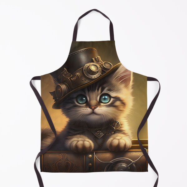 Item preview, Steampunk Kitten designed and sold by LuxindaSwirl.