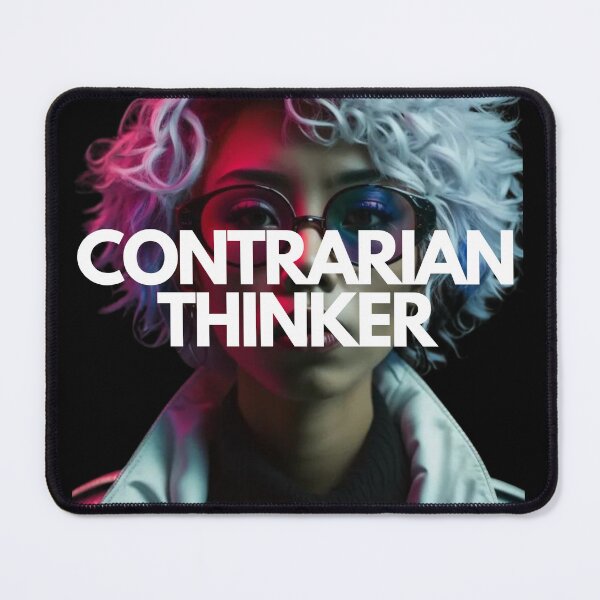 Item preview, Contrarian Thinker White on Black Sublime, Cholo, Gamine, Analog photography, Environment modeling, Contrasty, Virtual reality, iridescent colors designed and sold by EmprendeHoy.