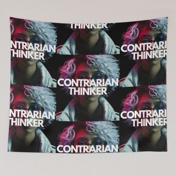 Item preview, Contrarian Thinker White on Black Sublime, Cholo, Gamine, Analog photography, Environment modeling, Contrasty, Virtual reality, iridescent colors designed and sold by EmprendeHoy.