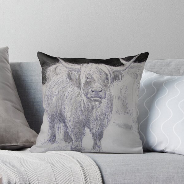 Item preview, Highland Cattle Drawing designed and sold by MikeJory.