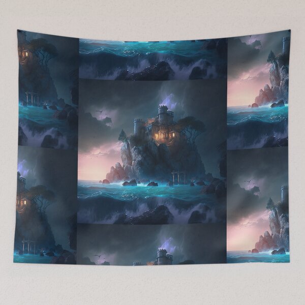 Item preview, Romantic Architecture Palace, Beautiful Sky and Sea. designed and sold by EnzoZs.