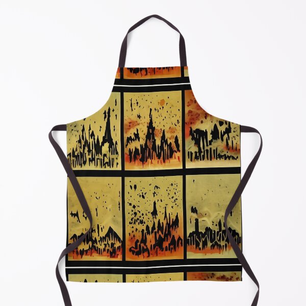 Item preview, Abstract Cities Burning Painting designed and sold by EnzoZs.