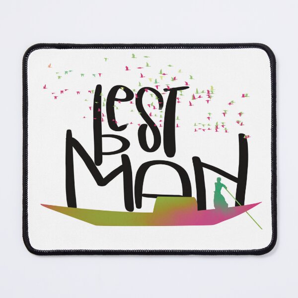 Item preview, Best man Lonely sailor on a ship followed by birds black designed and sold by chuckletuckle.