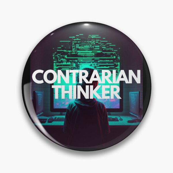 Item preview, Contrarian Thinker White on Black Cyberpop, Fotocollage, DSLR, CGsociety, 500px, game item, bleak colors, Medicalcore, fluorescent lighting designed and sold by EmprendeHoy.