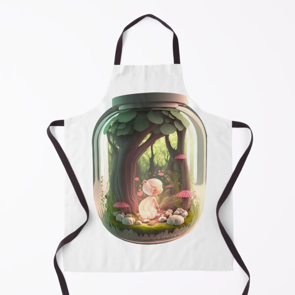 Item preview, Cute Little Fairy In A Magical Forest designed and sold by ByDigitalDream.