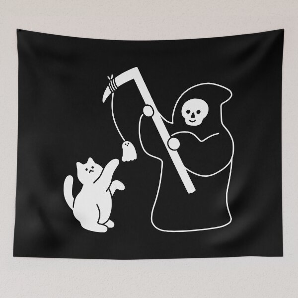 Item preview, Ghost on a String Cat Toy designed and sold by obinsun.