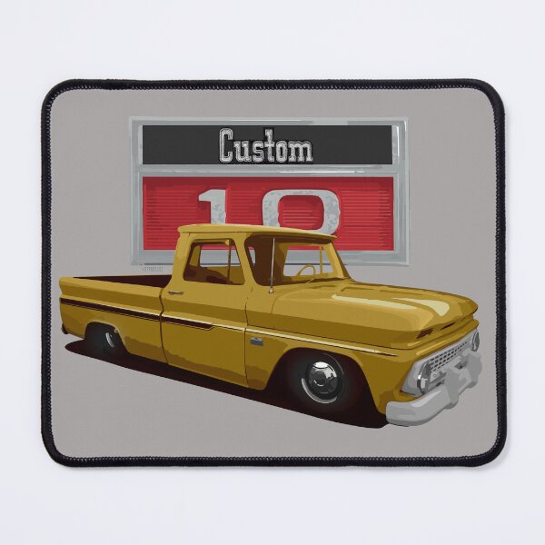 Item preview, 1966 Slammed Gold Chevy C10 Custom designed and sold by hotroddude.