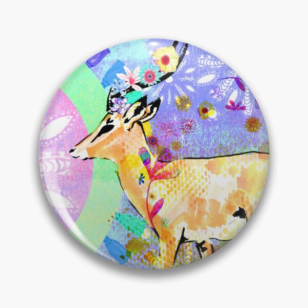 Item preview, Floral Antelope designed and sold by HTIllustrates.