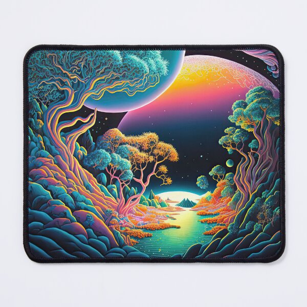 Item preview, Psychedelic Alien Landscape designed and sold by SeedDesign.