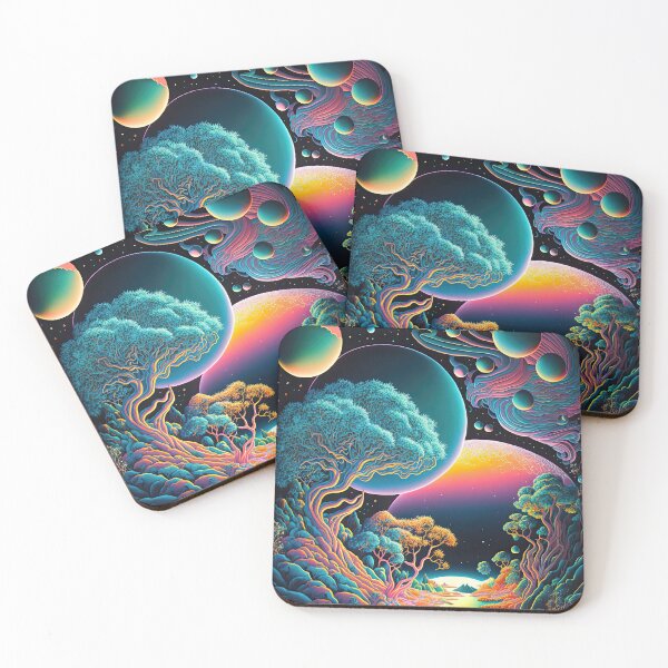 Item preview, Psychedelic Alien Landscape designed and sold by SeedDesign.