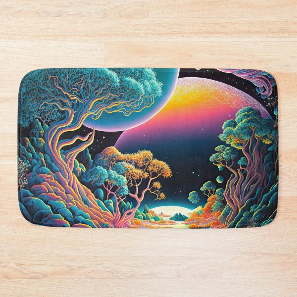 Item preview, Psychedelic Alien Landscape designed and sold by SeedDesign.