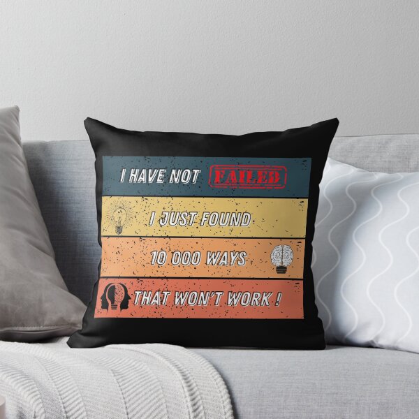 Item preview, No he fracasado, solo he encontrado 10.000 formas que no funcionan. designed and sold by Cyber-Jess.