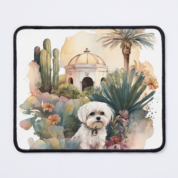 Item preview, Maltese Dog Watercolor designed and sold by Shmueli Bell.
