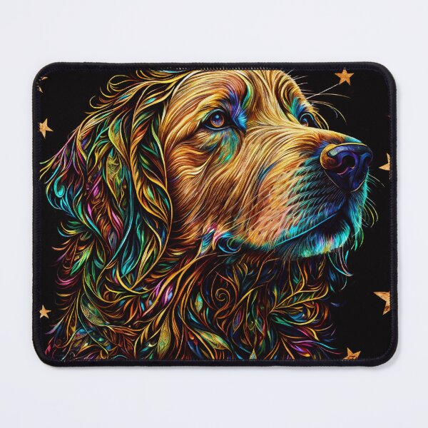 Item preview, Colorful Golden Retriever designed and sold by Peggy Collins.