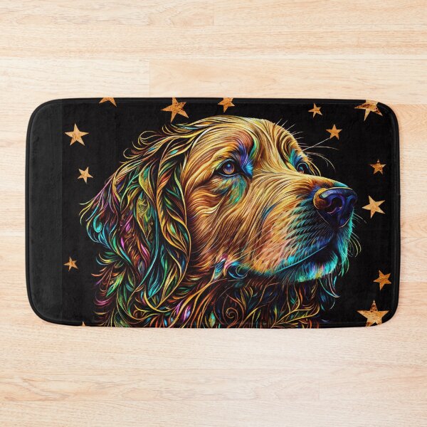 Item preview, Colorful Golden Retriever designed and sold by Peggy Collins.