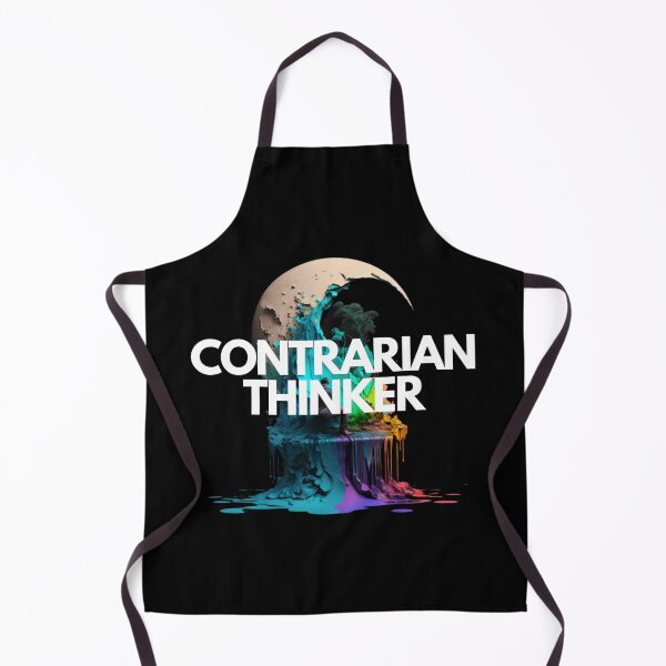 Item preview, Contrarian Thinker White on Black Dripping Paint, landscape, Animation, Contrasty, Projection mapping, contrasted colors, Mermaid, moon lighting designed and sold by EmprendeHoy.