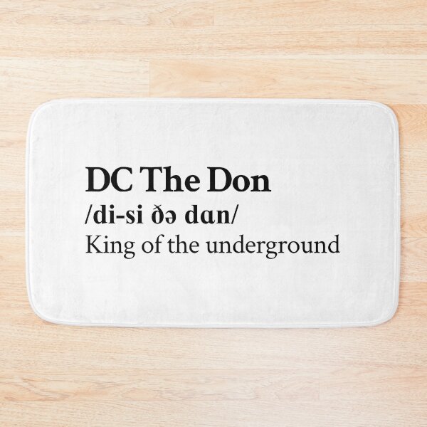 Item preview, DC the Don Aesthetic Underground Hip Hop Quote designed and sold by StickTheSong.