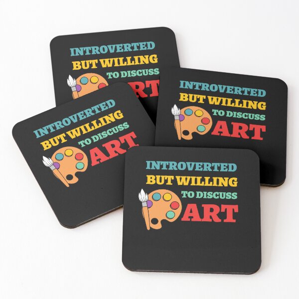 Item preview, Introverted Art Lover Design designed and sold by SimpliText.